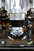Billet 'Y' with dual 2.5" Inlets for 4" Throttle Body