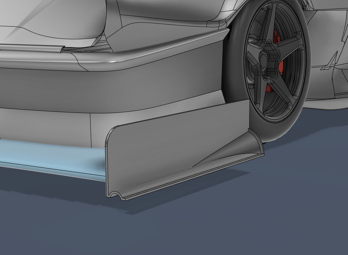 Universal Splitter End Plates (Carbon Fiber)